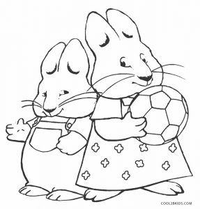 Halloween Max And Ruby Coloring Pages