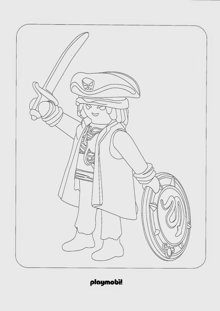 Playmobil Knights Coloring Pages