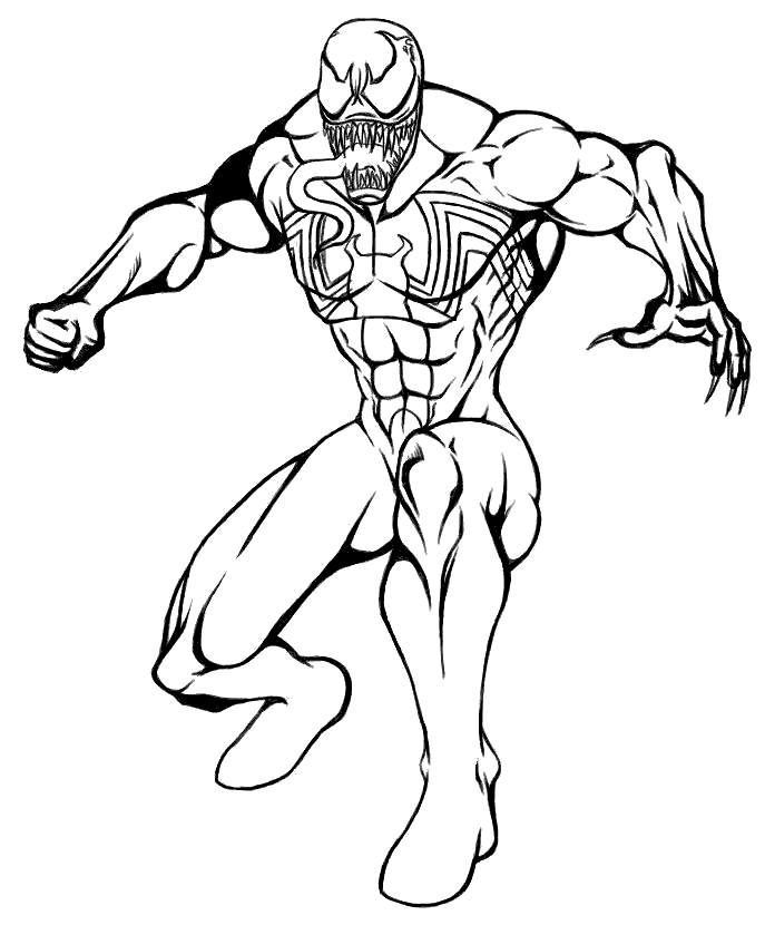 Carnage Coloring Pages Printable