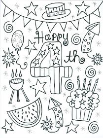 4 Of July Coloring Pages