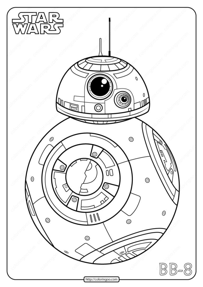 Bb8 Coloring Page Printable
