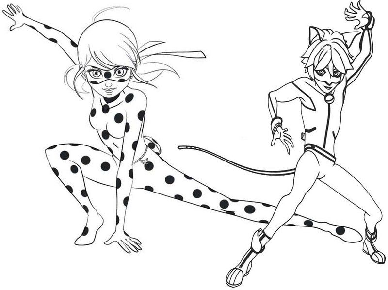 Miraculous Ladybug Coloring Pictures