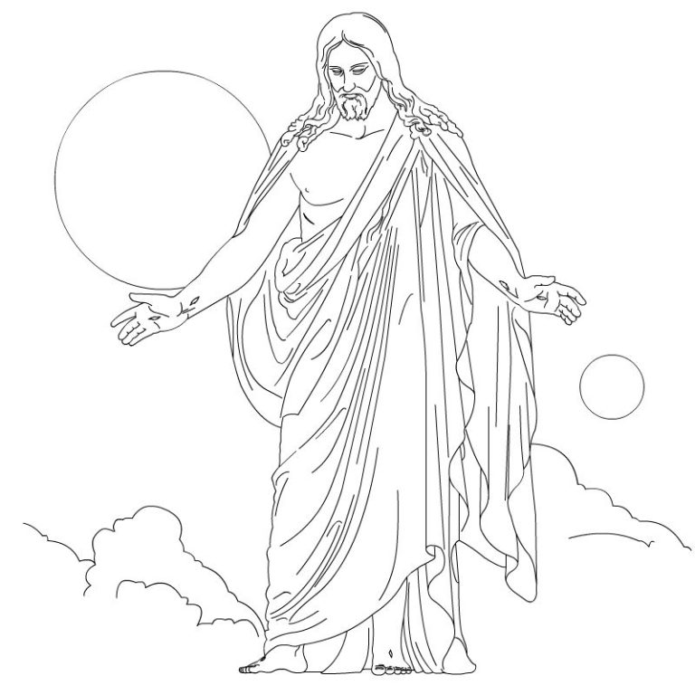 Jesus Christ Coloring Pages Free