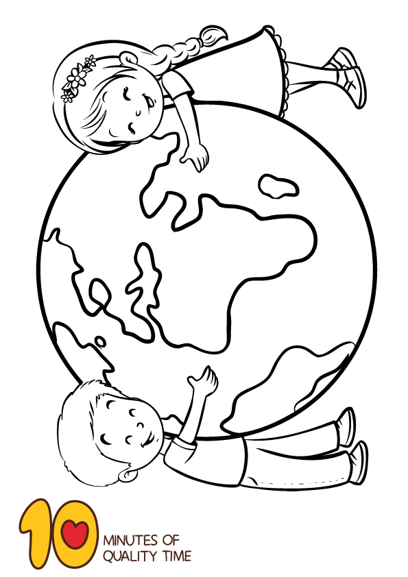 Earth Coloring Book