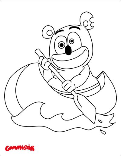 Gummy Bear Song Coloring Page