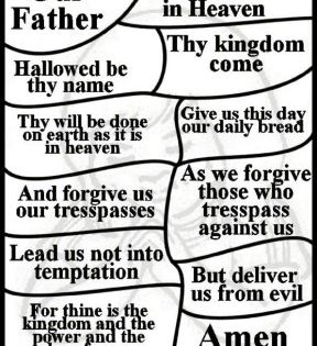 The Lord's Prayer Coloring Pages