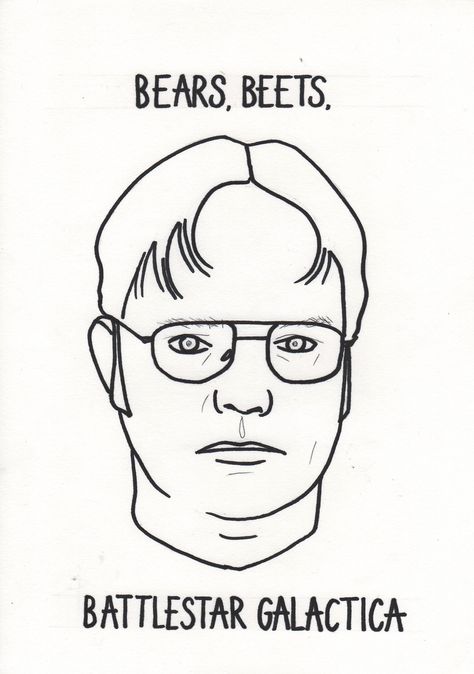 The Office Coloring Pages Dwight