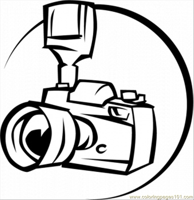 Camera Coloring Pages For Adults