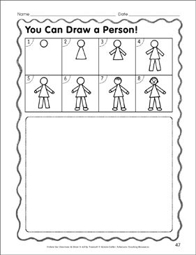Simple Drawing Worksheets For Kids