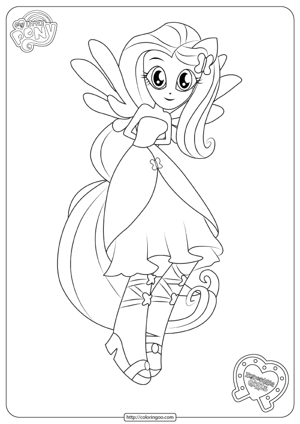 Equestria Girls Coloring Pages Pinkie Pie