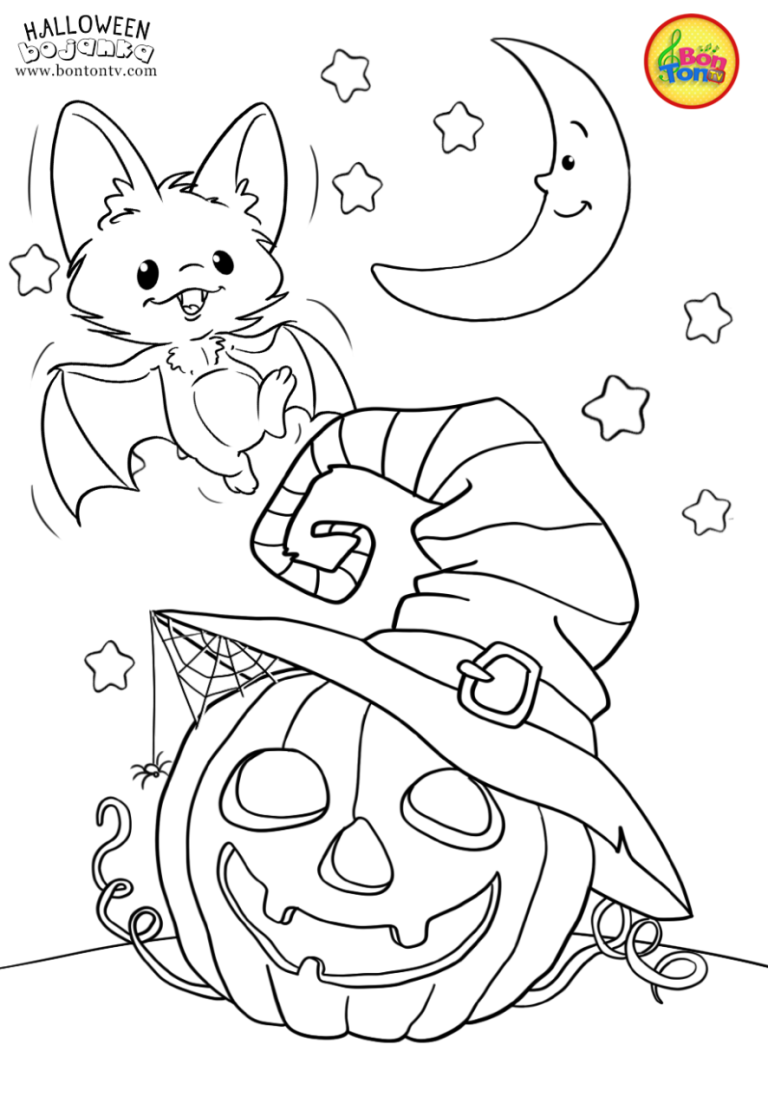 Free Halloween Coloring Pages For Toddlers
