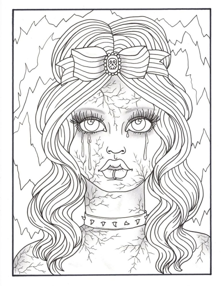 Spooky Coloring Pages For Girls
