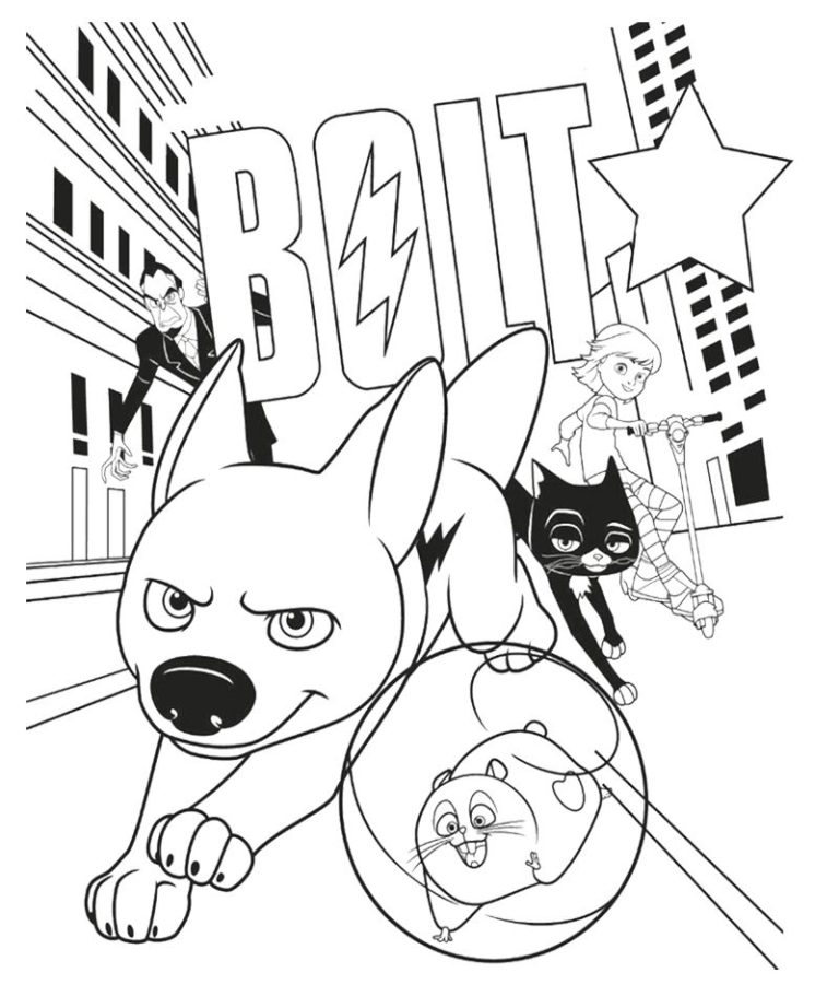 Penny Bolt Coloring Pages