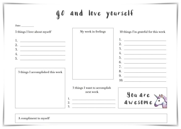 Self Appreciation Self Confidence Self Esteem Worksheets For Kids