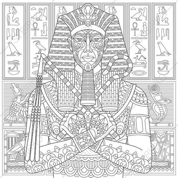 Egyptian Coloring Pages Pdf