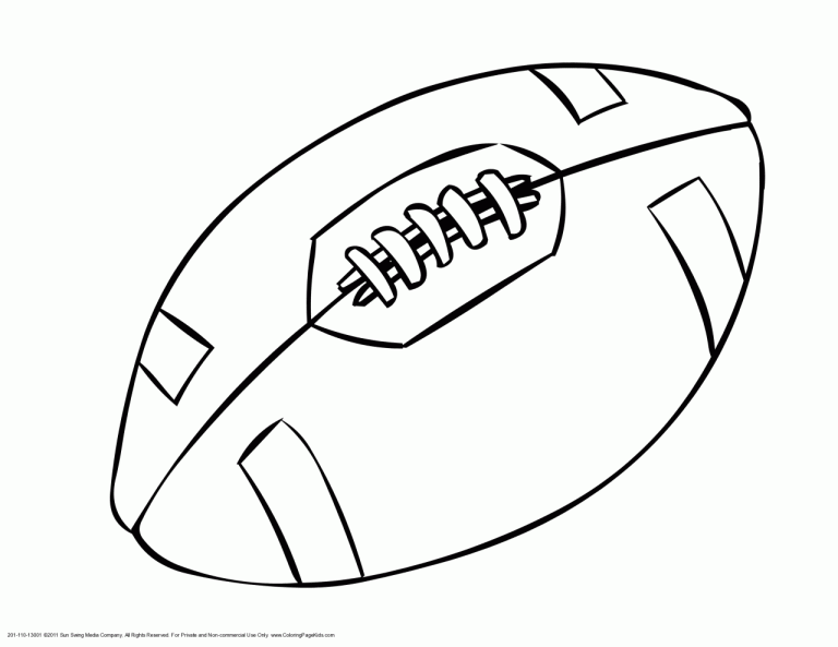 Football Coloring Pages For Kids