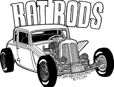 Hot Rod Coloring Pages Cars