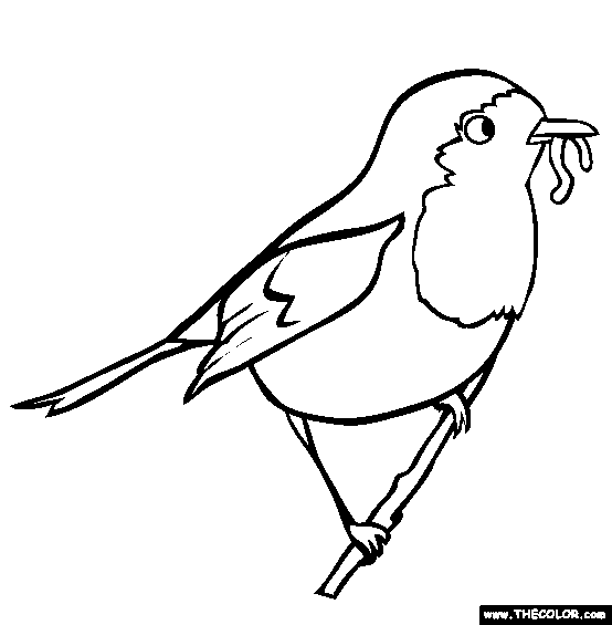 White Bird Pictures To Color
