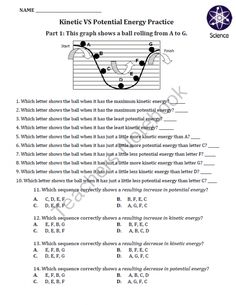 Kinetic Energy Worksheet 6th Grade