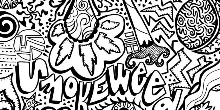 Stoner Coloring Pages Printable