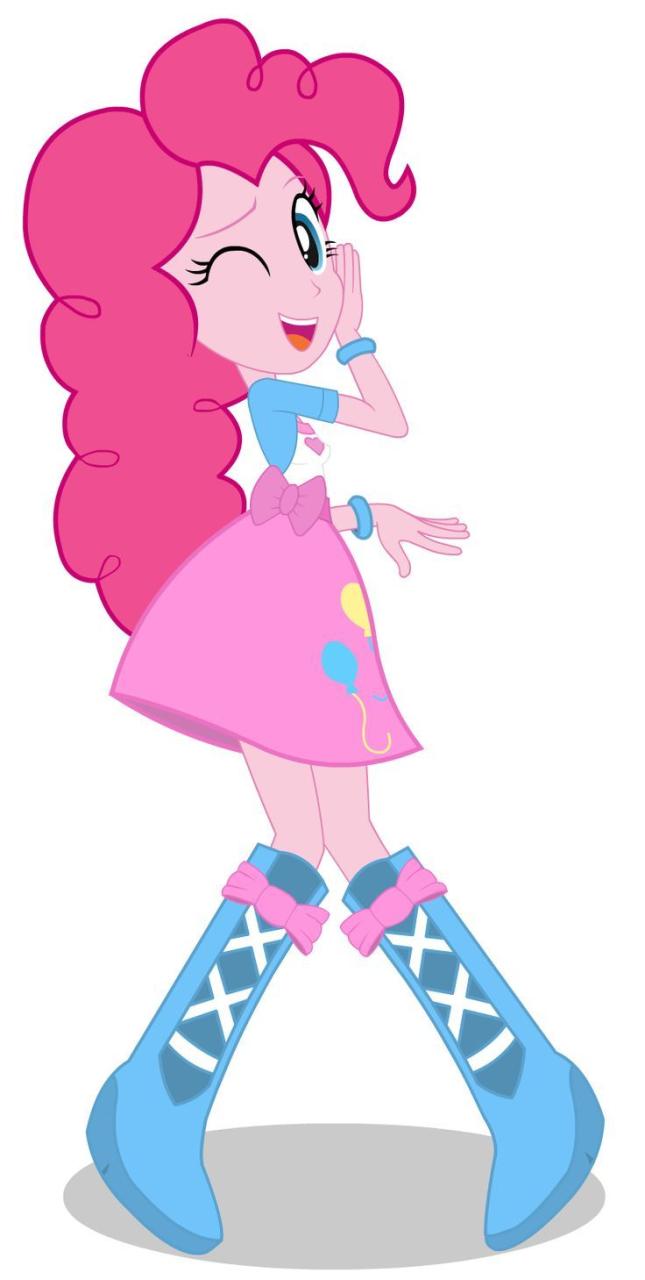 Pinkie Pie Equestria Girls Colouring Pages