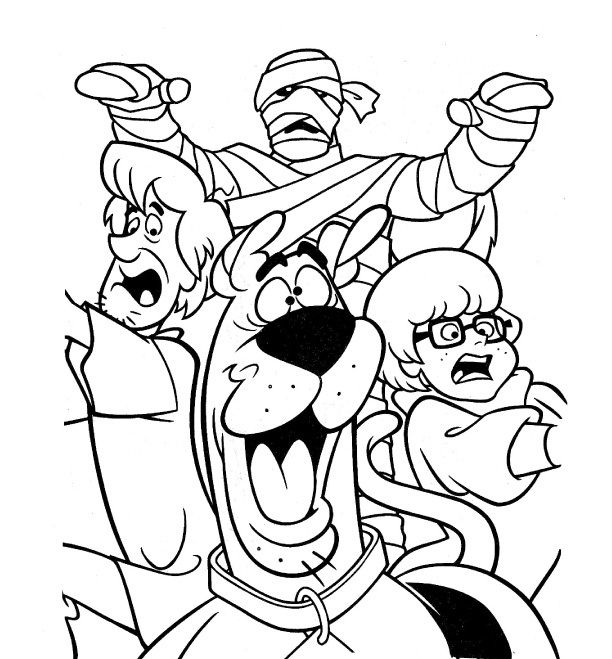 Scooby Doo Coloring Books For Adults