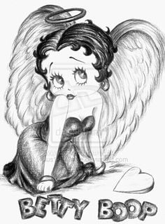 Gangsta Betty Boop Coloring Pages