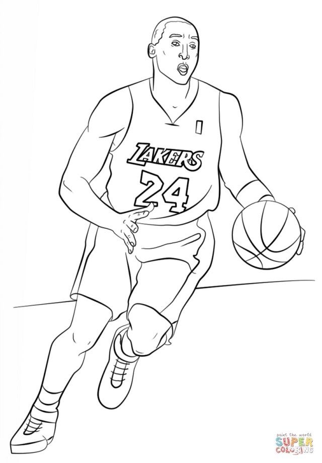 Printable Lebron James Coloring Pages