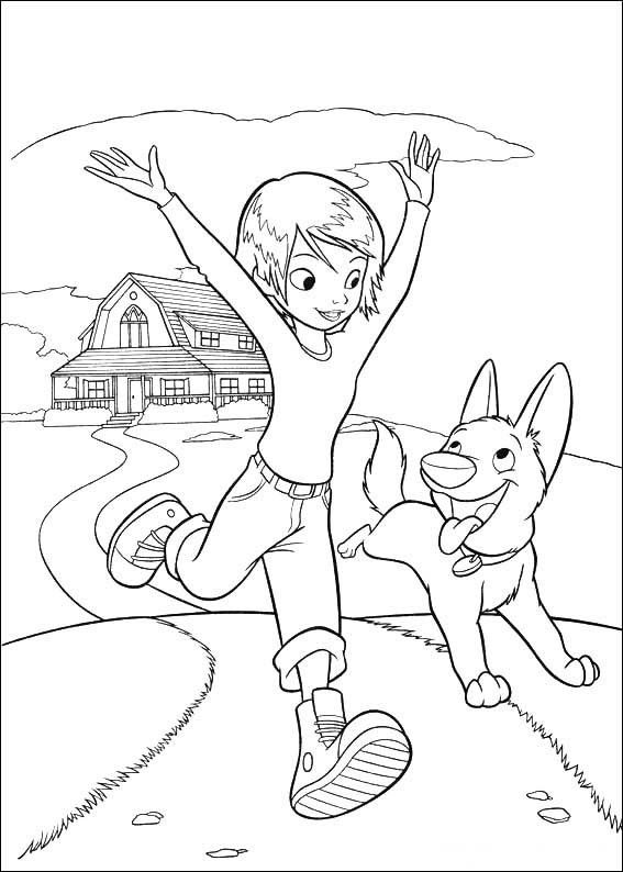 Puppy Bolt Coloring Pages