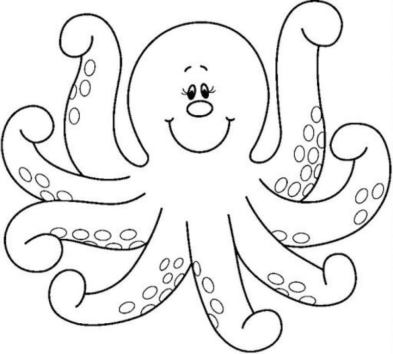 Octopus Coloring Page Free