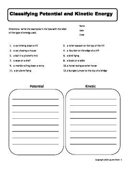 Science Energy Worksheets 4th Grade