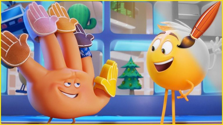 High Five Emoji Movie Coloring Pages