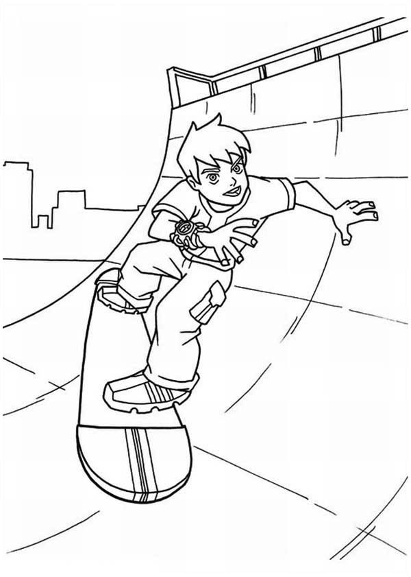 Skateboard Coloring Pages For Adults