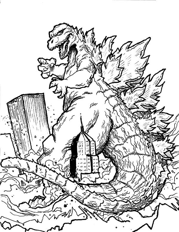 Godzilla Coloring Images