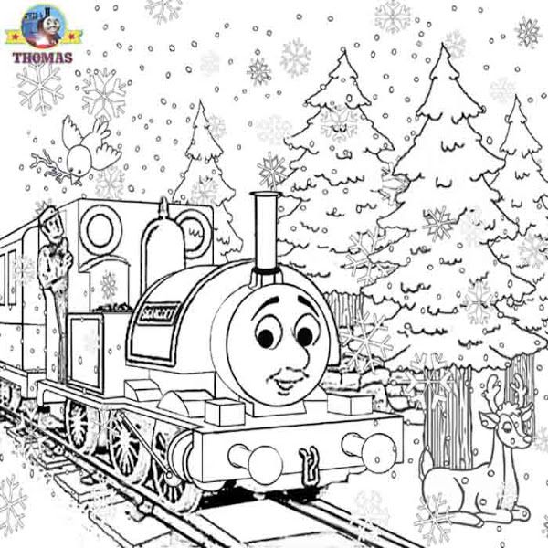 Printable Thomas The Tank Engine Colouring Pages
