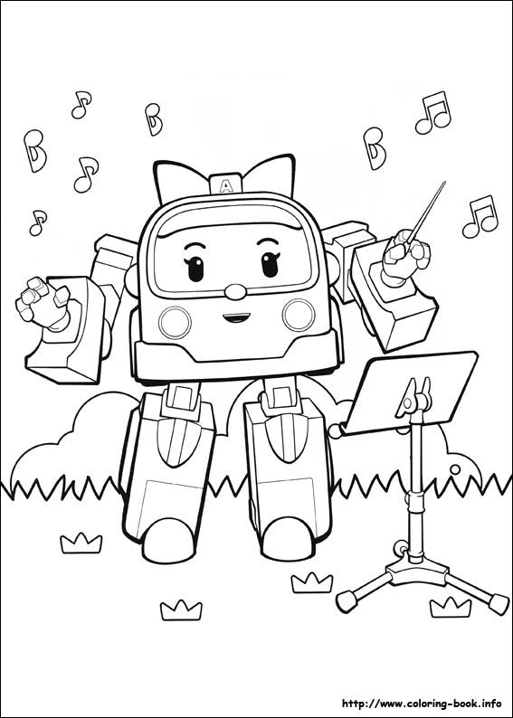 Pororo Tayo Coloring Pages