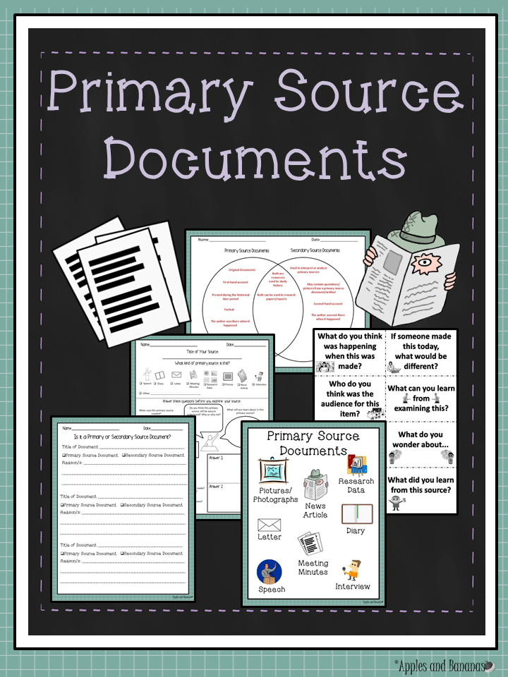 Free Printable Primary And Secondary Sources Worksheet Pdf