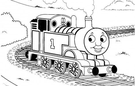 Thomas The Train Pictures To Color