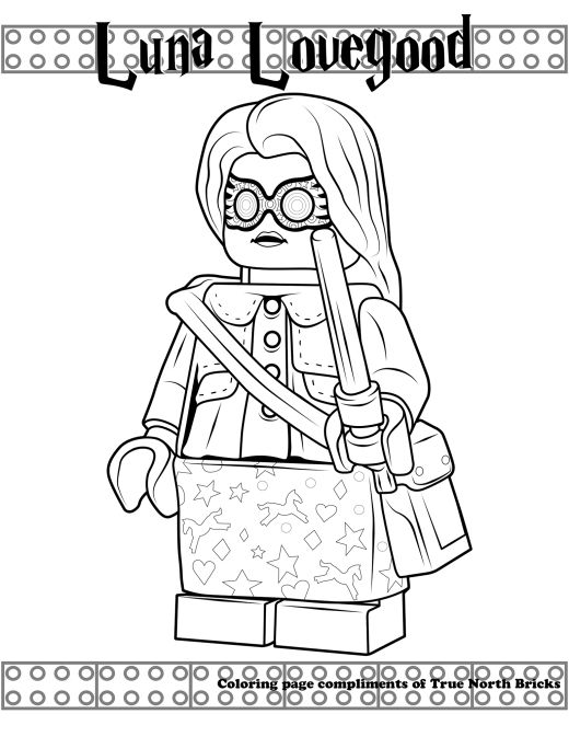 Lego Harry Potter Coloring Pages Ron