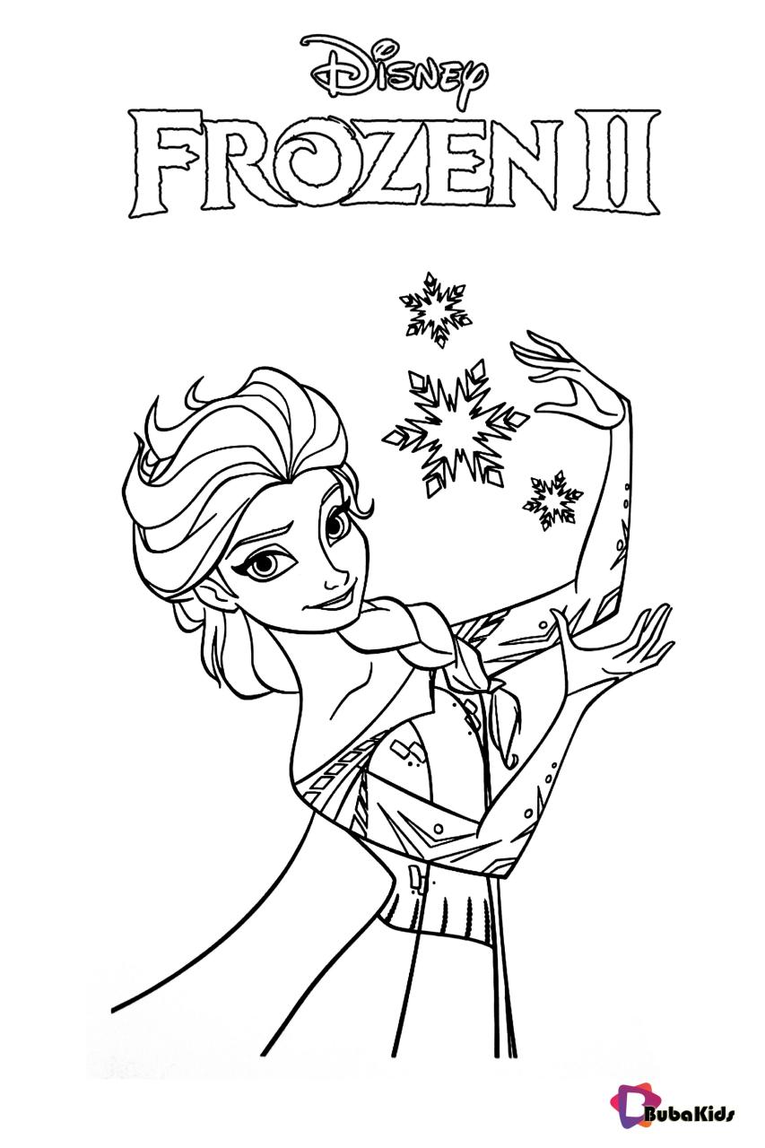Frozen 2 Coloring Sheets For Kids