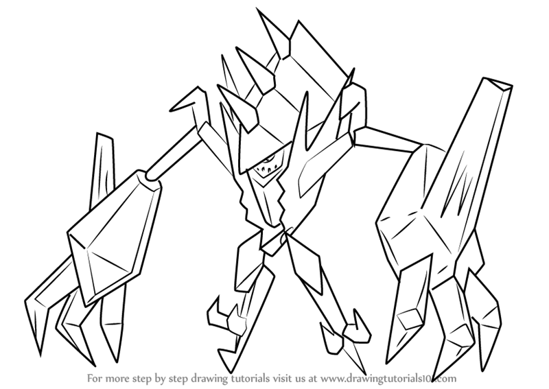 Solgaleo Pokemon Sun And Moon Coloring Pages
