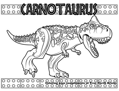 Carnotaurus Jurassic World Fallen Kingdom Coloring Pages