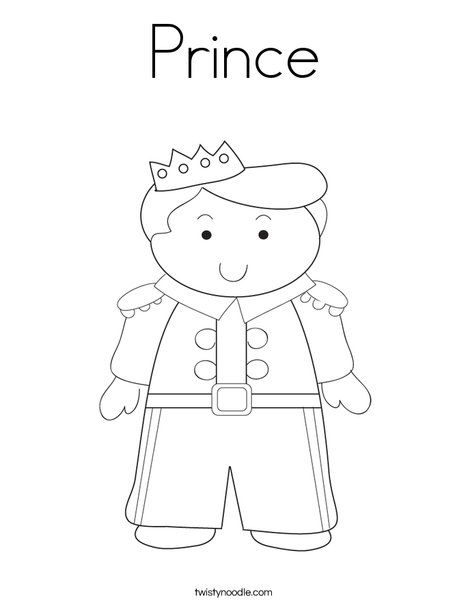 Prince Coloring Pages For Kids