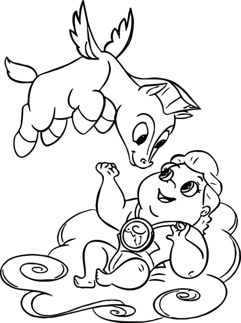 Baby Hercules Coloring Pages