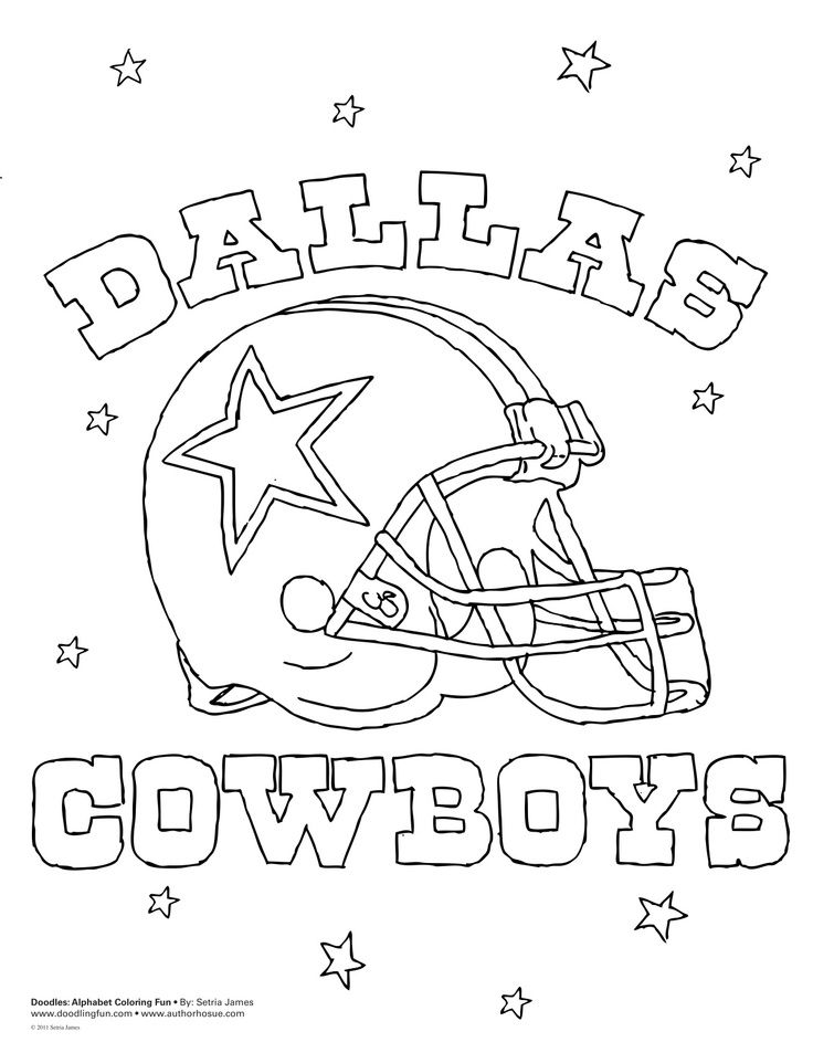Dallas Cowboys Coloring Pages Free