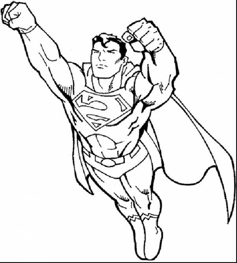 Free Printable Superhero Coloring Pages Pdf
