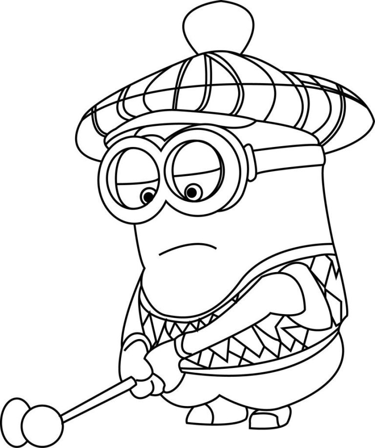 Mini Golf Coloring Pages