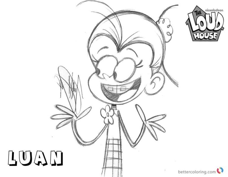 The Loud House Coloring Pages Lana