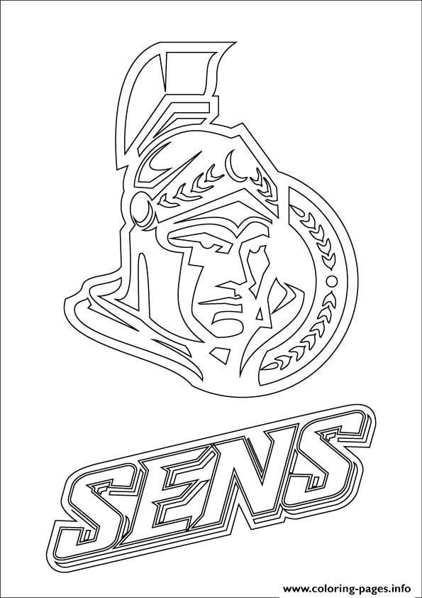 Nhl Logo Nhl Coloring Pages