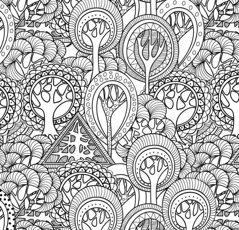 Complicated Coloring Pages For Adults